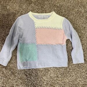 VINTAGE Color Block Sweater